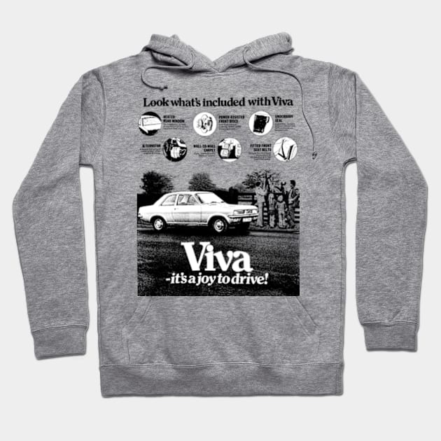 VAUXHALL VIVA -advert Hoodie by Throwback Motors